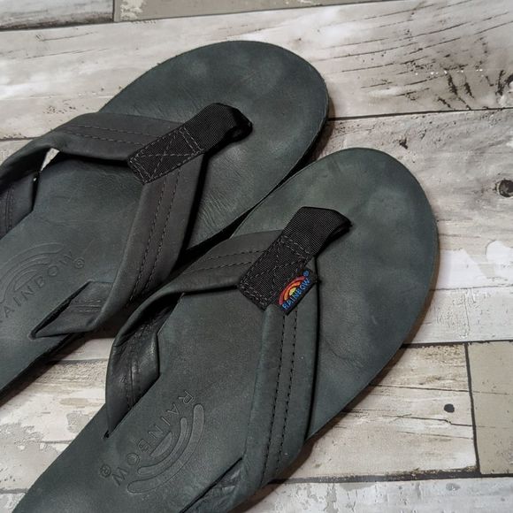Rainbow Single Layer Premier Leather with Arch Support 1\